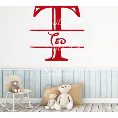 Diy T Personalized Name Art Sticker Waterproof Wall Stickers For Home Decor Living Room Bedroom Waterproof Wall Art Decal