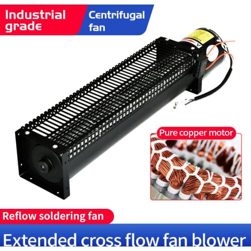CYF6037 Long cross-flow cross-flow fan drum fan wave soldering reflow fan 220v/240V powerful