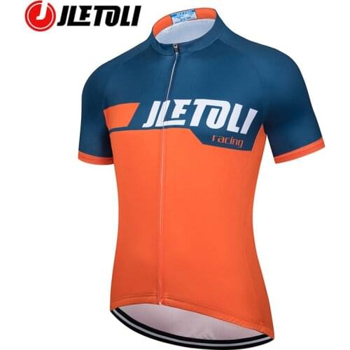 JLETOLI Bicycle Jersey for Men Breathable Cycling Short Sleeve Jerseys Road Bike Shirts Mtb Riding Clothes Mens Sports Clothing