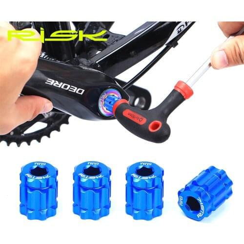 RISK Bicycle Crank Cap Installation and Disassembly Tool Aluminium Alloy Crank Arm Adjustment Cover XT/UT/DA Integrated BB