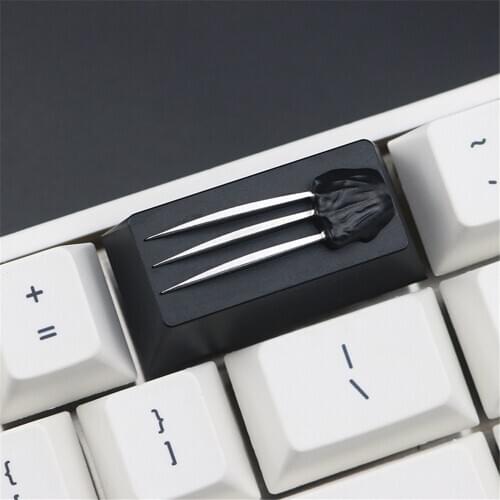 Wolverine metal backspace keycaps 3D for mechanical keyboard