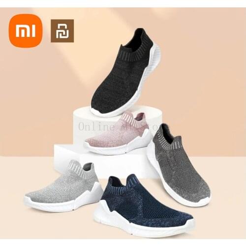 Xiaomi Youpin FREETIE Men Walking Shoes Flying Woven Sneaker Waterproof City Running Shoe Breathable Casual Shoes