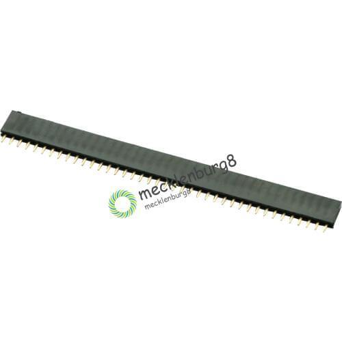 50Pcs 2.54mm 40 Pin Female Single Row Pin Header Strip New