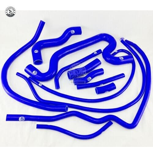 Silicone Radiator hose For Alfa Romeo 75 1.7 Turbo 1986-1992 (12pcs) RED/BLUE/BLACK