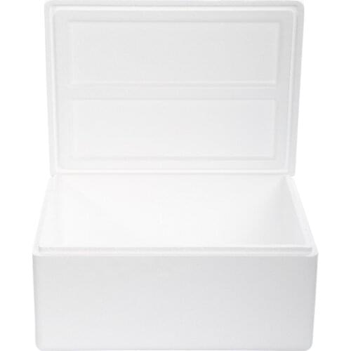 Modern Molded Fiber Market Styrofoam Foam Box 26.6x20,7x17,3 cm 1,5 kg - 1 Pcs D-3