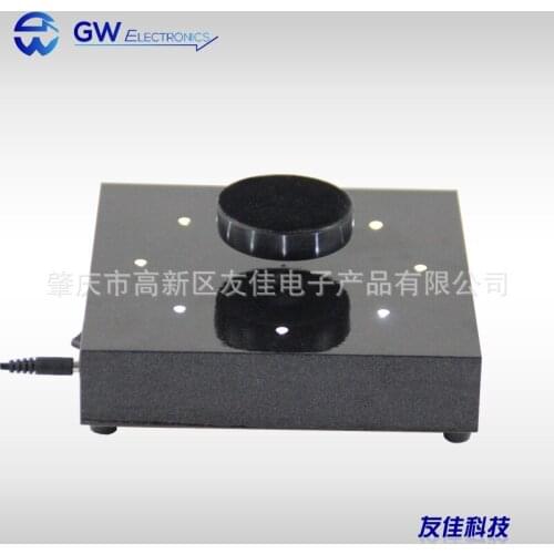 LED magnetic levitation display stand creative display stand MDF wooden box crafts, load-bearing 500G