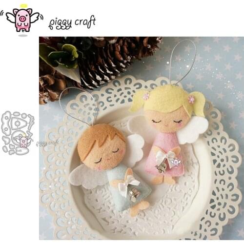 Piggy Craft metal cutting dies cut die mold Angel boy girl decoration Scrapbook paper craft album card punch knife art cutter die