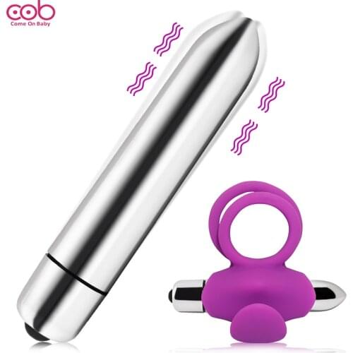 Quite Vibrator Bullet Massager For Women Masturbation Sex Toys Delayed ejaculation Penis Cock Rings For Male Vibration