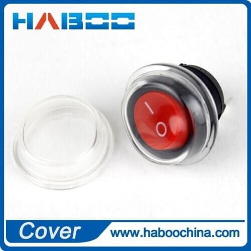 10pcs packing protection cover for round head rocker switch waterproof cover shipping free
