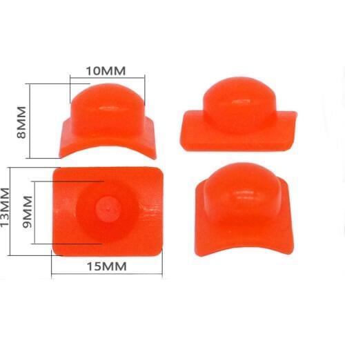 100pcs Rechargeable Led Light Flashlight Tail Waterproof Rubber Button Central Switch Button Accessories Free Shipping