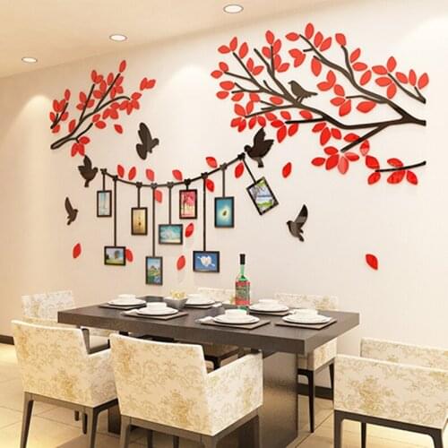 3d Three-dimensional Wall Stickers Bedroom Decorations Room Layout Personality Photo Wall Stickers Restaurant Background Murals
