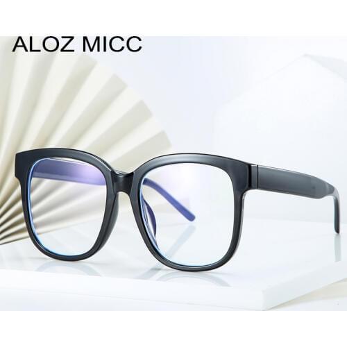 ALOZ MICC Newest Square Glasses Women Men Anti Blue Lights Eyeglasses Frames Optical Computer Glasses Q733