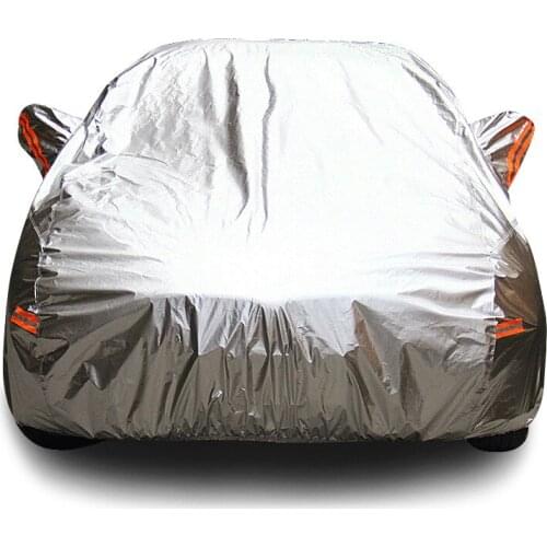 Car clothing half cover sunshade half clothing car cover sunscreen and heat insulation summer aluminum film car cover sun
