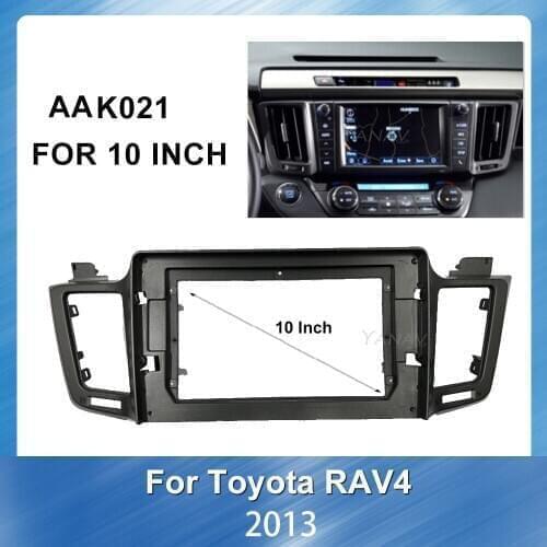 Car radio Face Dash Mount Trim fascia frame for Toyota RAV4 2013 car stereo receiver GPS navigation DVD fascia frame Face Dash