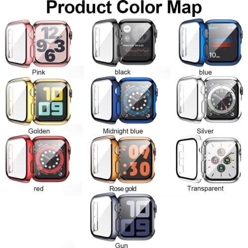Watch Case for Apple Watch SE 38mm 42mm Shell Plating Hard PC Protective Case For applewatch Series 6 5 4 3 iWatch 40mm 44mm