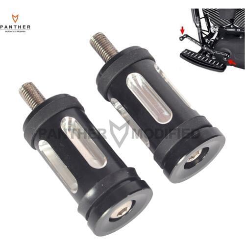 2 Pcs Cut Motorcycle Front Rear Shift Pegs Moto Foot Pedal case for Harley Touring Softail Sportster Dyna Springer