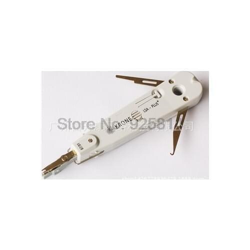 By dhl or ems 200pcs Adjustable Silver Punch Down Tool with Sensor for Telecom Phone RJ11 LAN Network Cat5 RJ45