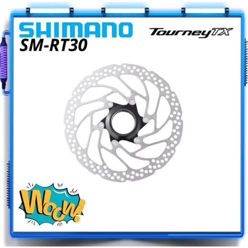 SHIMANO TOURNEY SM-RT30 CENTER LOCK Disc Brake Rotor 203/180/160 mm TX800 series Resin pad