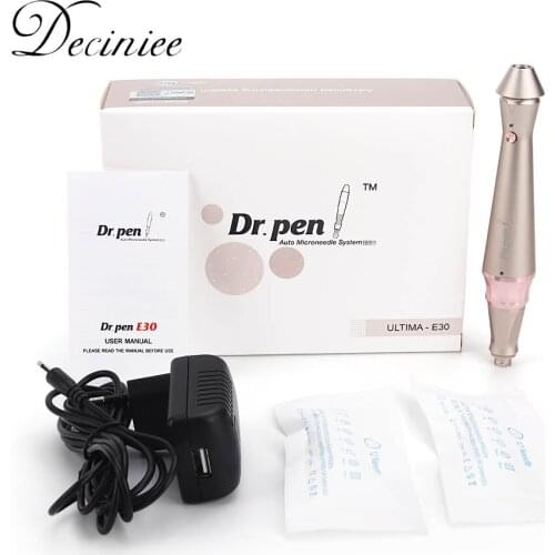 Dr Pen Ultima E30 Professional Microneedling Pen Electric Derma Auto Pen Skin Care Tool Kit for Face Body with 2 Pcs Cartridges