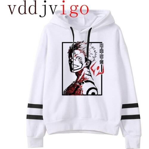 Hot Men Kawaii Gojo Satoru Graphic Streetwear Japanese Anime Jujutsu Kaisen Hoodies Funny Yuji Itadori Cartoon Sweatshirts Male