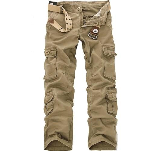 HAIMAITONG Men's Military Trousers
