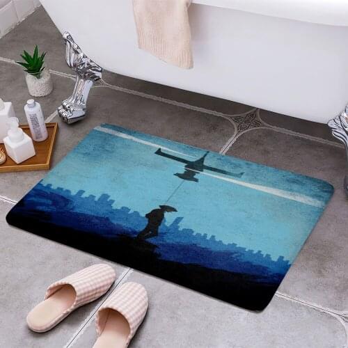 Cowboy bebop spike Cheaper Anti-slip Modern Area Rugs Living Room Balcony Bathroom Printed Carpet Doormat Hallway Bath Mat