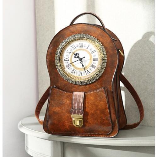 Creative Alarm Clock Package Handbag Simulation Retro Watch Fashion Womens Shoulder Bag Handbags Dropship Bags
