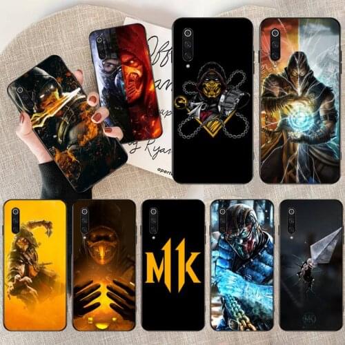 Hot Mortal Kombat Soft Silicone TPU Phone Cover for Xiaomi Mi10 10Pro 10 lite Mi9 9SE 8SE Pocophone F1 Mi8 Lite