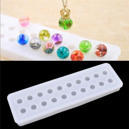 Household Small Quick Freezer Ice Cube Mould 20 Hole Silicone Ice Ball Mold 24*7.3cm Round Epoxy Mould