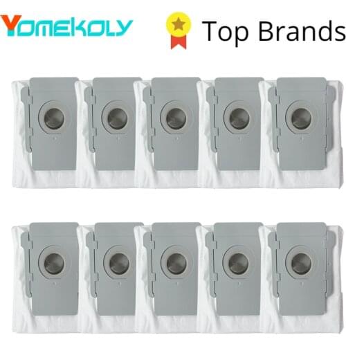 10pcs For irobot Roomba i7 i7+ i7Plus S9 S9+ S9Plus Robot Vacuum Cleaner Dust Bag Filter Bags Bag Accessories Kits