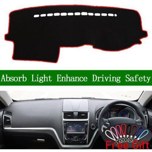 For GEELY EMGRAND EC7 2014-2015 Right Hand Drive Dashboard Cover Car Stickers Sun Shade Dash Mat Carpet Interior Accessories
