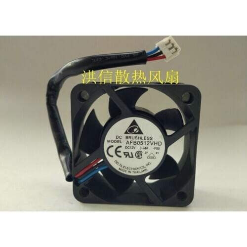 Delta Electronics AFB0512VHD DC 12V 0.24A 50x50x20mm Server Cooling Fan