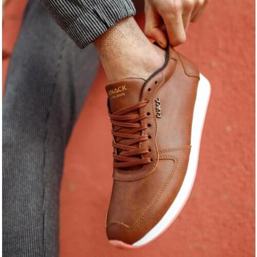 Knack Daily Shoes 002 Tan Men Shoes Seasonal Shoes Casual Tooling Shoes Style Shoes Sports Shoes Sneaker