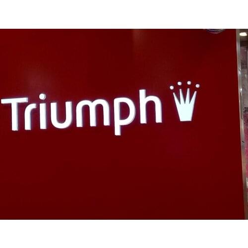 Customized Advertising Channel Letter, Office Signage with Backlight, Made of Stainless Steel