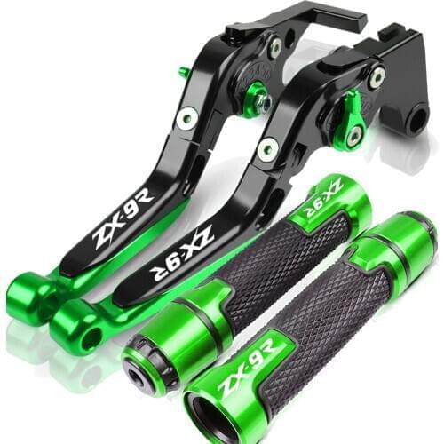 For Kawasaki ZX9R ZX-9R ZX 9R 1998 - 1999 Folding Extendable Adjustable CNC Aluminum Brakes Clutch Levers Handle Hand Grips