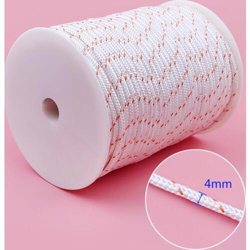 4.0mm x 100M Starter Rope Pull Cord For Stihl Husqvarna Echo McCulloch Homelite Poulan Chainsaw Trimmer Lawn Mower Replace Part