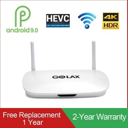 4K H.265 Android TV Box Golax M3 S905W Quad Core 1G DDR 8G eMMC Tv Box 2.4G Wireless Wifi Android 9.0 Smart Set top Box