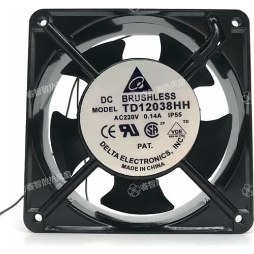 TD12038HH fan 12 cm 12038 ac 220 v 0.14 A diaspora industrial shaft heat fan
