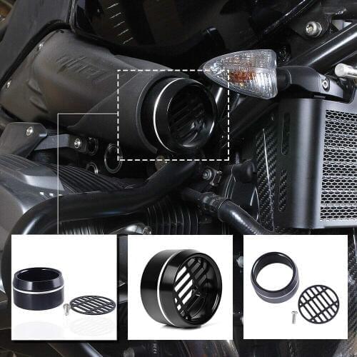 Air Intake Filter For BMW R Nine T R9T Scrambler Pure 2014 2015 2016 2017 CNC Mesh Cover Guard Bellmouth Motorcycle Accesssories