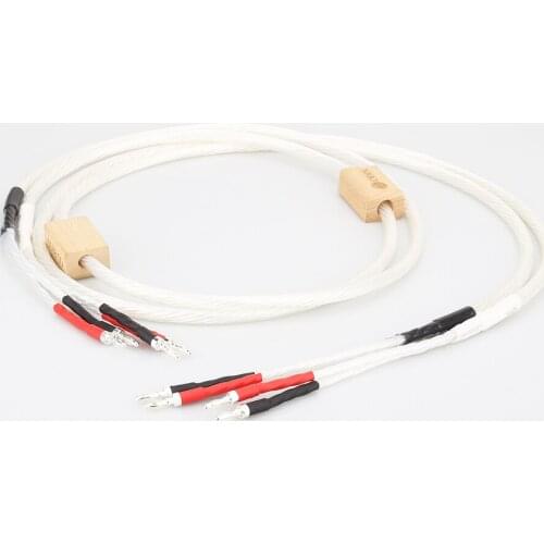 High Fidelity Nordost Odin Speaker cable Biwire speaker cable banana terminal silver plated hifi speaker 100% brand new