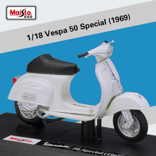 Welly 1:18 Diecast 50 Special 1969 High Simulator Motorcycle Bike Scooter Motorbike Alloy Metal Model