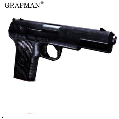 1:1 54 Pistol Paper Model Weapons and Firearms 3D Stereo Handmade Drawings Military Mosaic Toys