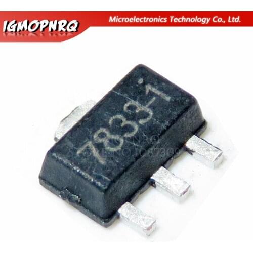 10pcs HT7833 HT7833-1 HT7833A-1 SOT89 three-terminal regulator p new original