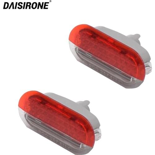 2Pcs/set Car Door Lighting for VW Golf 4 Pole Mk4 Bora 6R 1J0947413 red Door interior lights