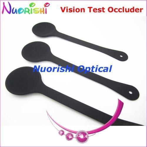 205A Professional Plastic Black White Ophthalmic Vision Test Eye Occluder Free Shippping