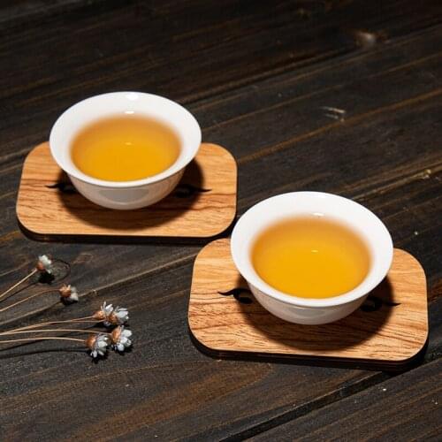 Tea Coffee Cup Pad Placemat Decor Wood Coasters Heat Resistant Square Round Drink Mat Insulation Pad Placemats for Kitchen Table