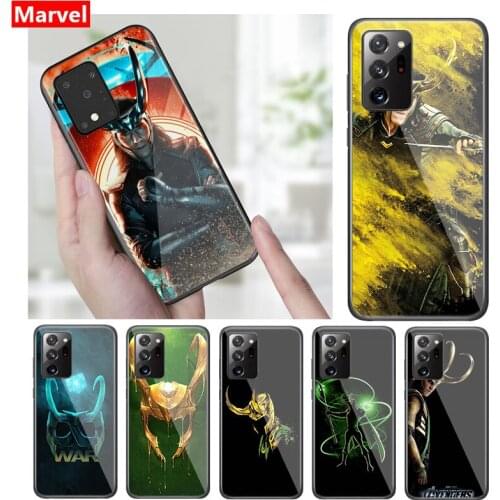 Marvel Avengers Loki For Samsung Galaxy A31 A51 A71 A91 A12 A32 A42 A52 A72 A02S A22 A01 Core Soft TPU Silicone Black Phone Case