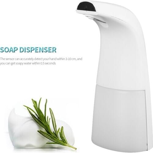 250ml Automatic Foam Soap Dispenser Touchless Kitchen Bathroom Use Wash Hands Smart Liquid Disinfectant Dispenser For Home