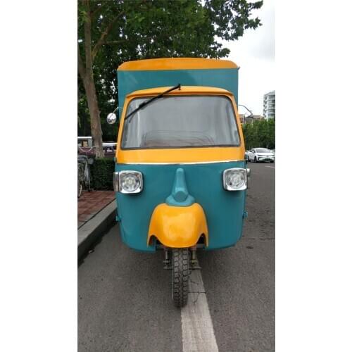 China factory custom design 3 wheeler electric food tricycle cart for sale