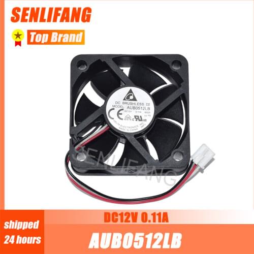 For Delta AUB0512LB DC12V 0.11A Three Wires Square Cooling Fan